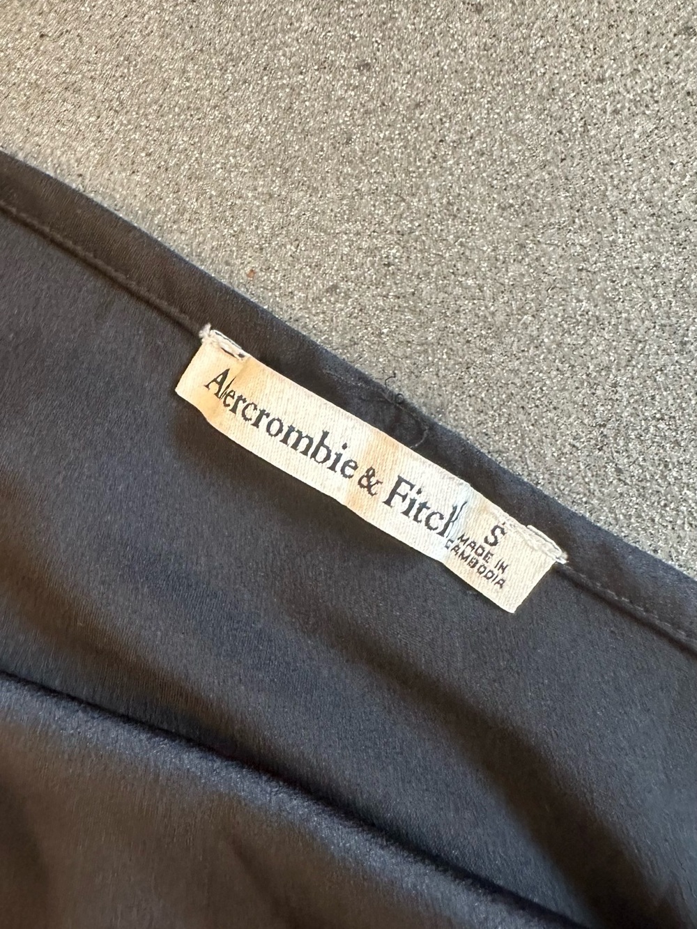 Abercrombie & Fitch Black Crewneck Bodysuit